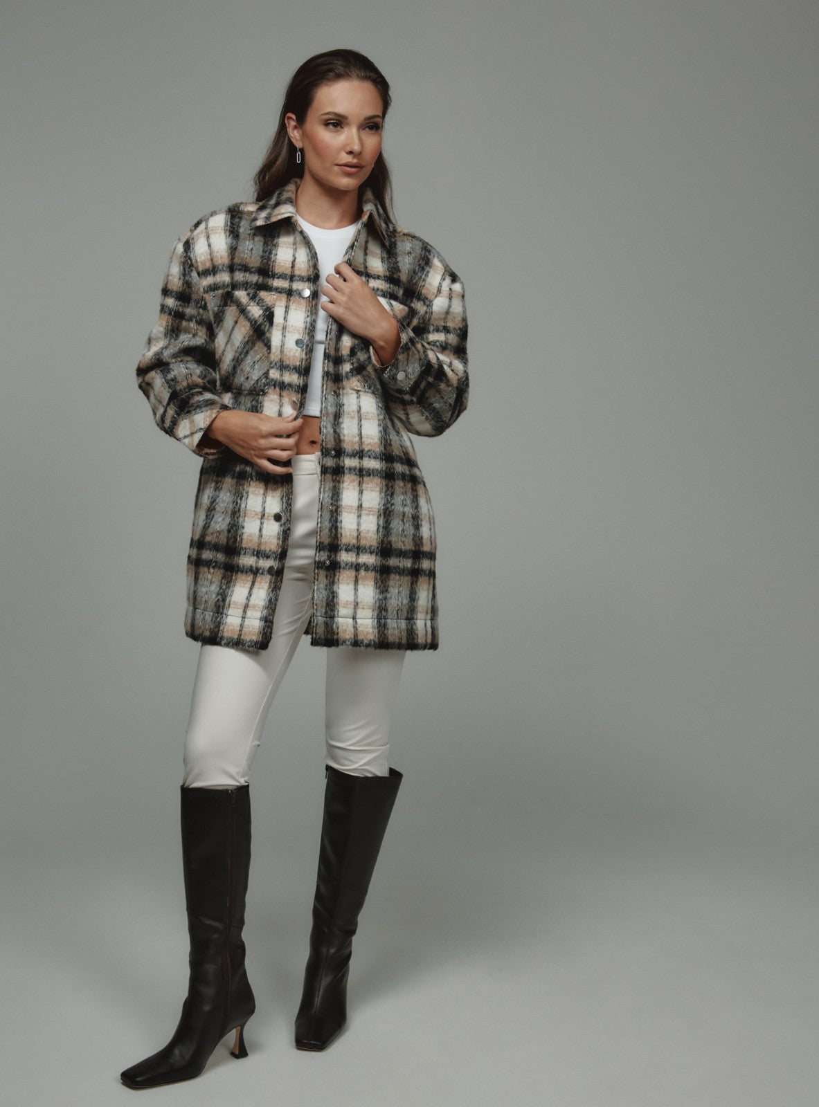 7Diamonds Sevyn Longline Shacket