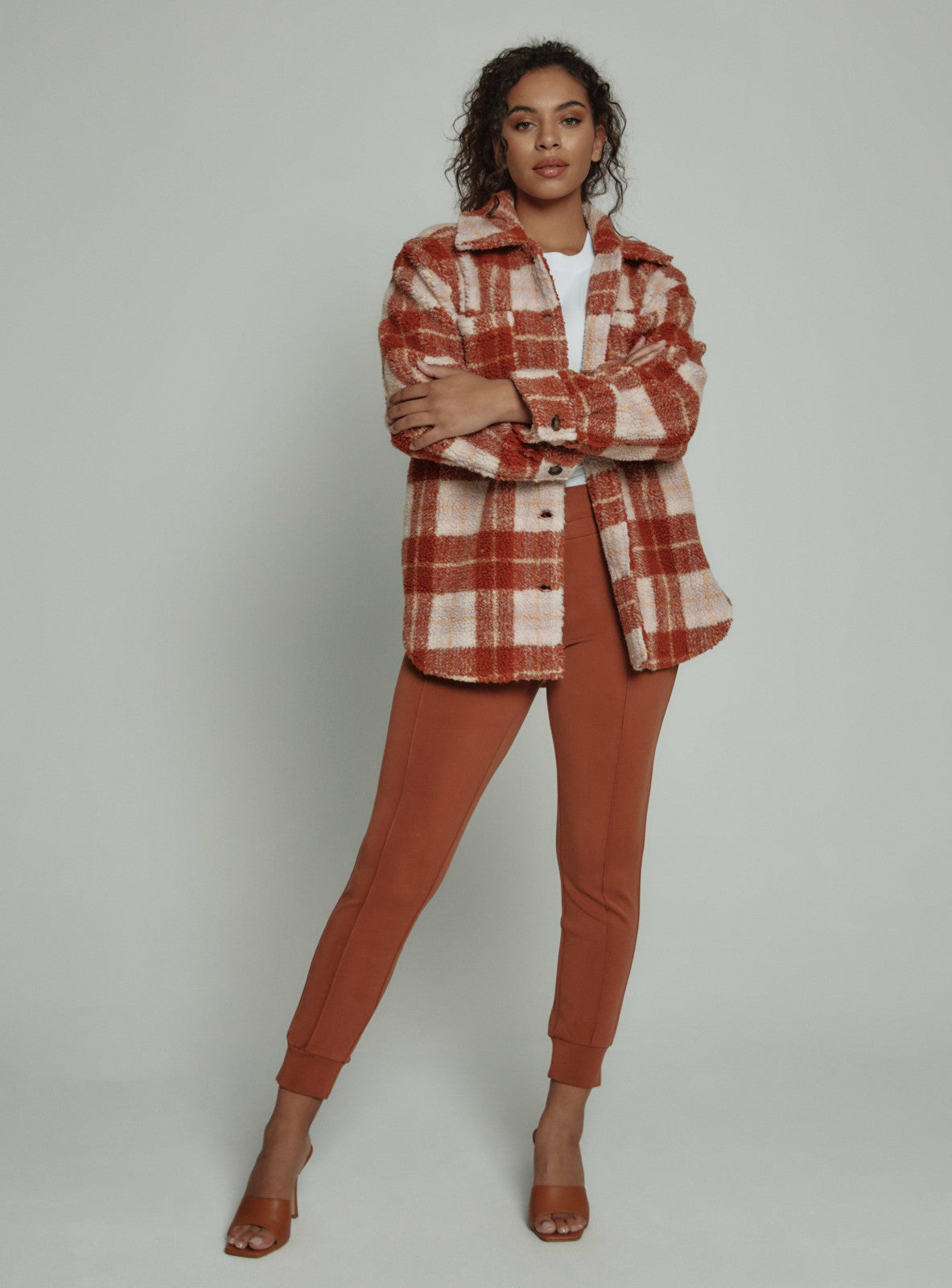 7Diamonds Jordyn Plaid Shacket