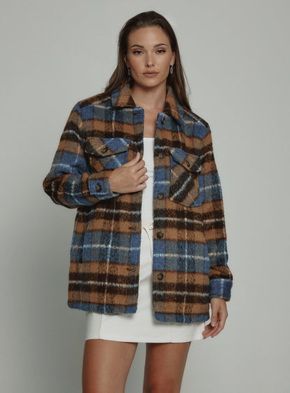 7Diamonds Murphy Plaid Shacket