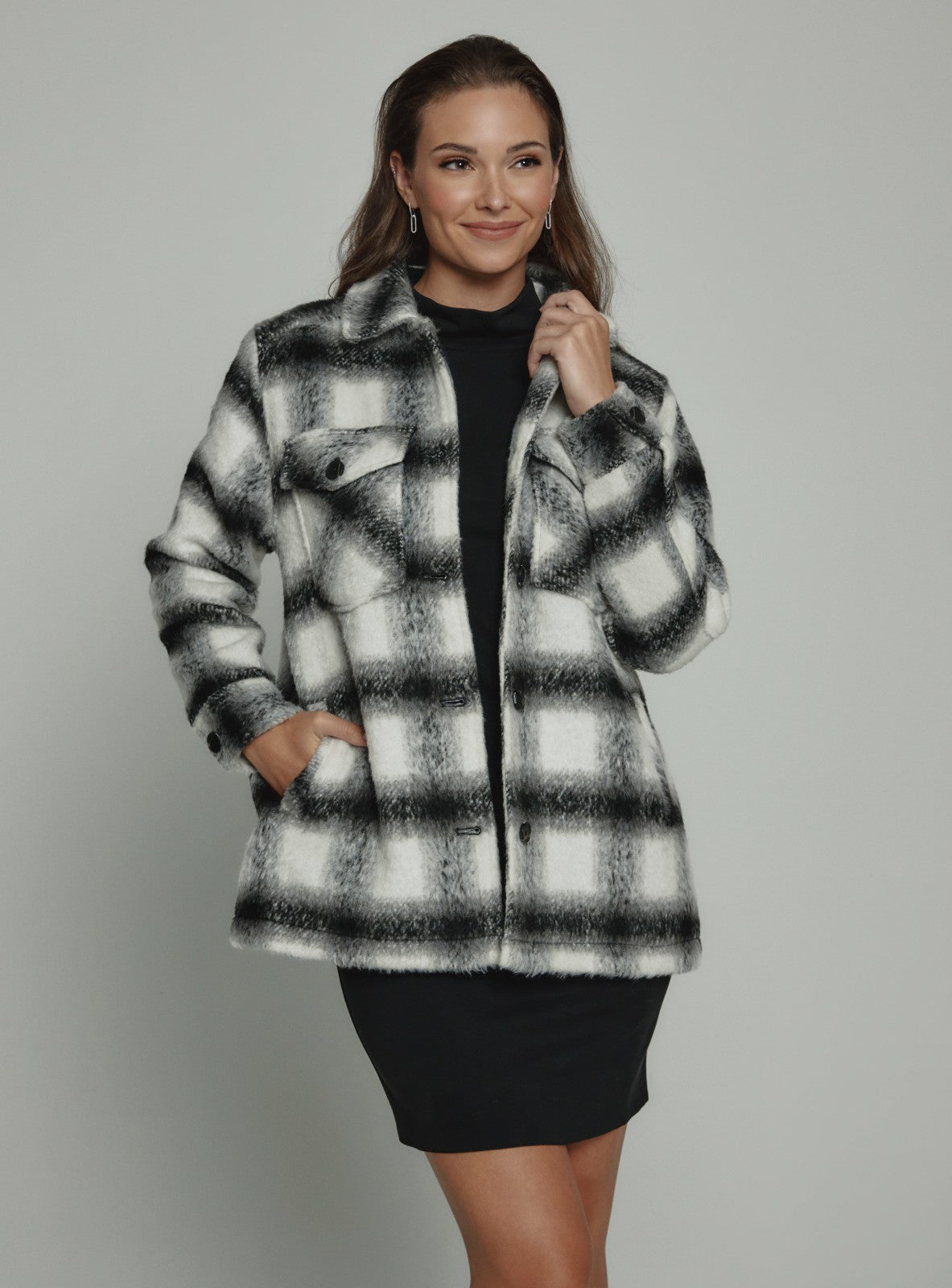 7Diamonds Lexi Plaid Shacket
