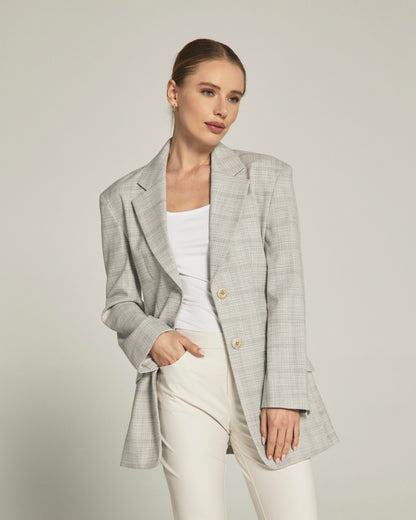 7Diamonds Adley Plaid Blazer