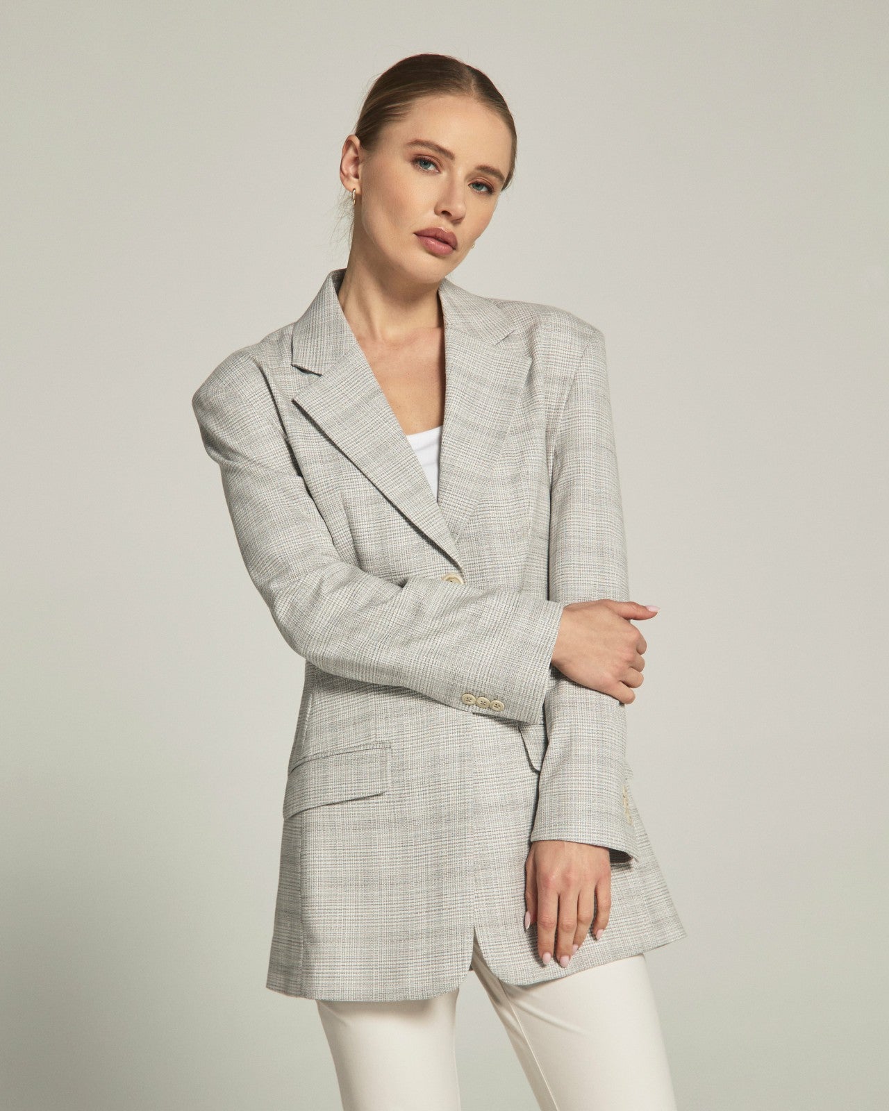 7Diamonds Adley Plaid Blazer