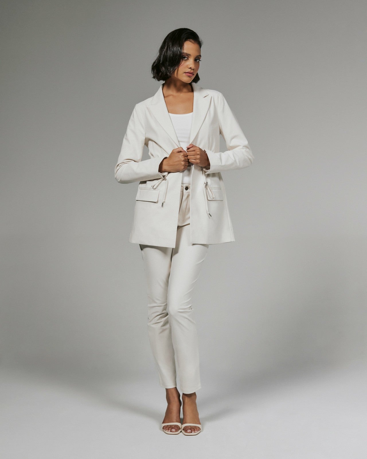 7Diamonds 7Diamonds Infinity Cinched Waist Blazer