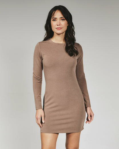 7Diamonds REV™ Ribbed Long Sleeve Dress