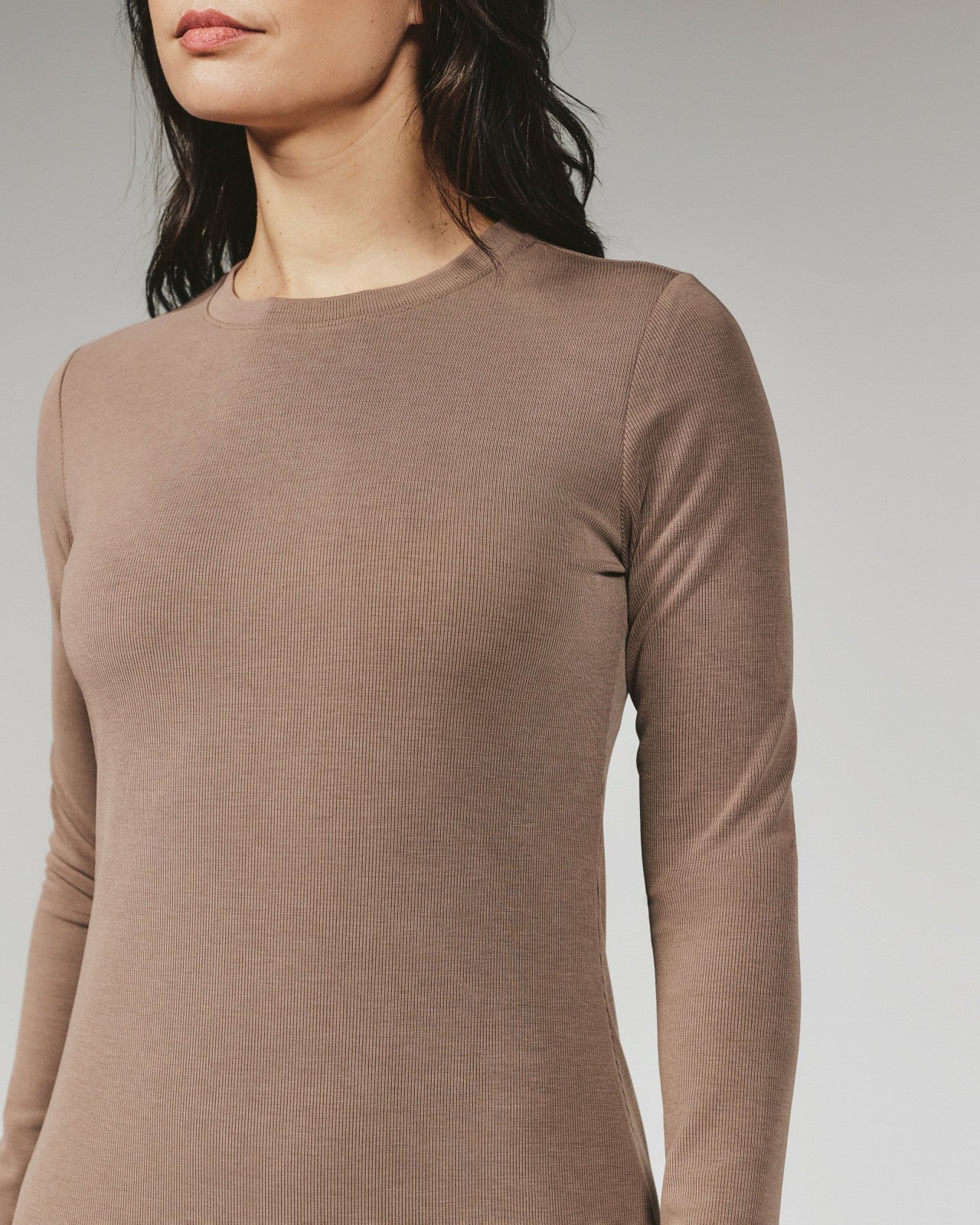 7Diamonds REV™ Ribbed Long Sleeve Dress