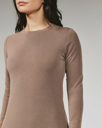7Diamonds REV™ Ribbed Long Sleeve Dress