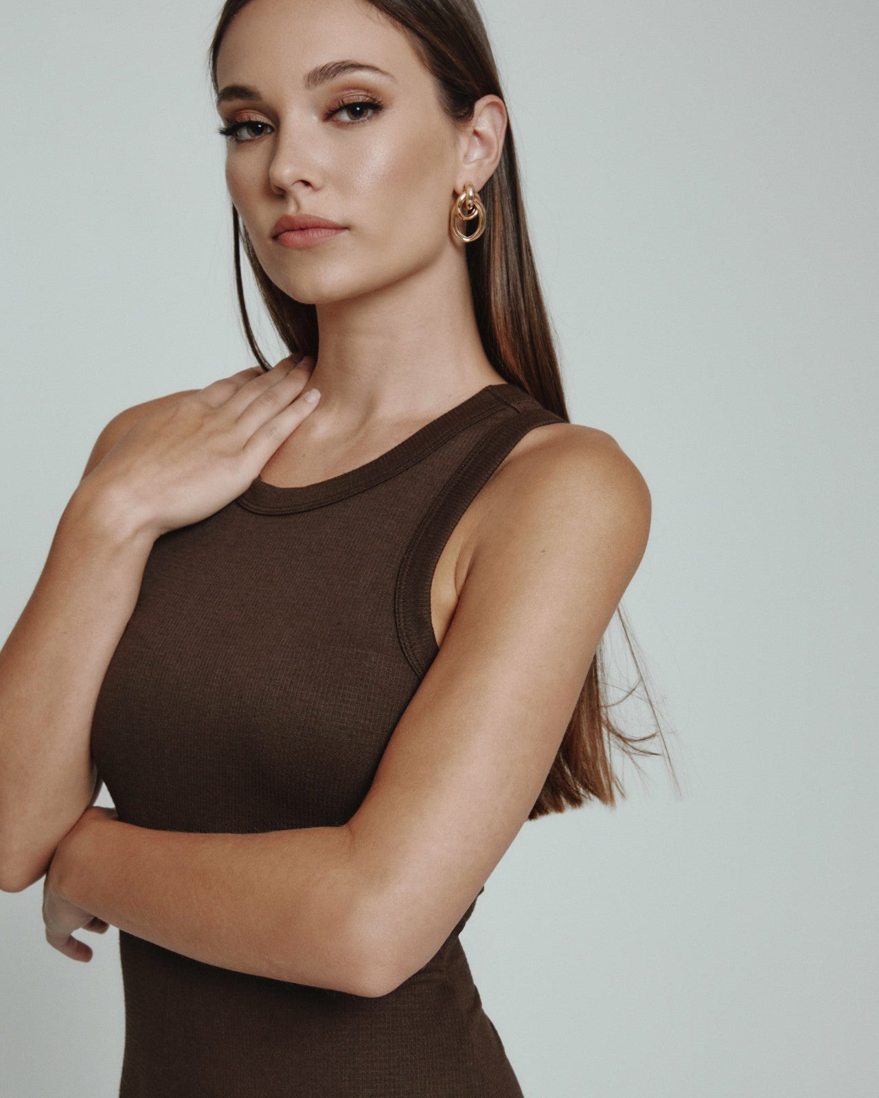 7Diamonds Core Ribbed Tank Dress